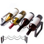 Stackable Metal Wine Rack for Countertop Storage