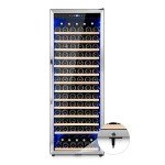 179-Bottle Wine Cooler with Quiet Operation & Style