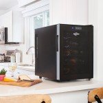 Koolatron 20-Bottle Black Wine Cooler Fridge