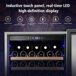 179-Bottle Wine Cooler with Quiet Operation & Style