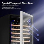 179-Bottle Wine Cooler with Quiet Operation & Style