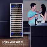 179-Bottle Wine Cooler with Quiet Operation & Style