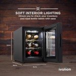 Ivation 6-Bottle Thermoelectric Wine Cooler & Chiller
