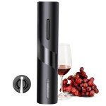 Electric Wine Opener with Foil Cutter - Black