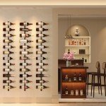 12-Bottle Wall Mounted Wine Rack Organizer