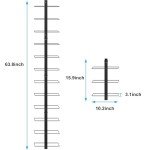 12-Bottle Wall Mounted Wine Rack Organizer