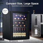 Antarctic Star 16-Bottle Wine Cooler and Refrigerator