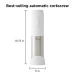 Rabbit Electric Corkscrew Wine Opener - White