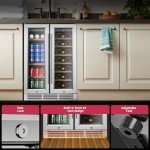 Dual Zone Wine Cooler and Beverage Refrigerator