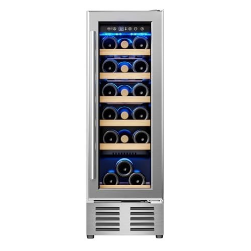 Compact Wine Cooler for 18 Bottles, Built-In or Freestanding