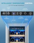 Compact Wine Cooler for 18 Bottles, Built-In or Freestanding