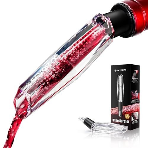 Sevoryx Premium Wine Aerator Pourer with E-Book