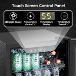COWSAR 2.65 Cu.ft Quiet Mini Wine Cooler