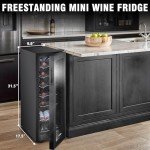 12 Bottle Wine Cooler with Digital Control