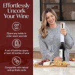 Battery-Operated Electric Wine Opener with Stand