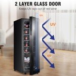 12 Bottle Wine Cooler with Digital Control