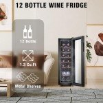 12 Bottle Wine Cooler with Digital Control