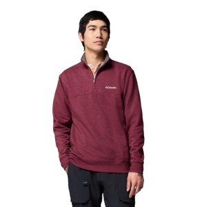 Men's Hart Mountain II Half Zip Fleece - Wine
