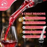 Premium Wine Aerator Pourer - Perfect Gift for Enthusiasts