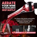 Premium Wine Aerator Pourer - Perfect Gift for Enthusiasts