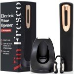 Electric Wine Opener Set with Charger & Cutter