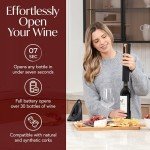 Electric Wine Opener Set with Charger & Cutter