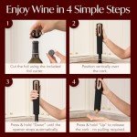 Electric Wine Opener Set with Charger & Cutter