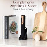 Electric Wine Opener Set with Charger & Cutter