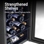 28-Bottle Wine Cooler with Digital Control & Lights