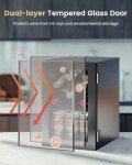 Mini Beverage Cooler with Glass Door - 24 Cans