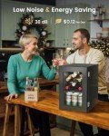 Mini Beverage Cooler with Glass Door - 24 Cans