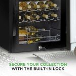 Dual-Zone Wine Cooler with Touch Control - Black