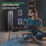 27-Bottle Dual-Zone Wine Cooler with Touch Control