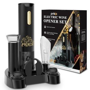 Electric Wine Opener Set with Charging Base