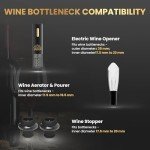 Electric Wine Opener Set with Charging Base