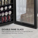 Stainless Steel Mini Wine Refrigerator with Lock
