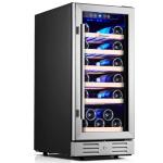 15-Inch 30-Bottle Wine Cooler with Glass Door