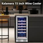 15-Inch 30-Bottle Wine Cooler with Glass Door