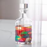 Hand Painted Wine Decanter Set - Perfect Gift