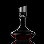 Hand Blown Crystal Wine Decanter with Aerator