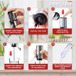 Electric Wine Aerator and Pourer with Base
