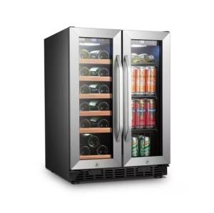 Dual Zone 18-Bottle Wine and Beverage Cooler