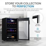 Newair Dual Zone Wine Fridge with Racks