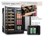 Dual Zone 18-Bottle Wine and Beverage Cooler