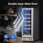 Kalamera 12-Inch Wine Refrigerator for 18 Bottles