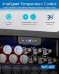 126 Can Beverage Cooler with Glass Door