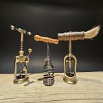 Vintage Corkscrew Wine Opener Set of 3