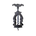 Vintage Decorative Metal Corkscrew Wine Opener