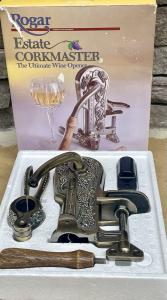 Vintage Roger Antique Bronze Corkmaster Wine Opener