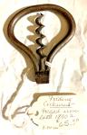 Vintage Iron Folding Corkscrew from the 1800s